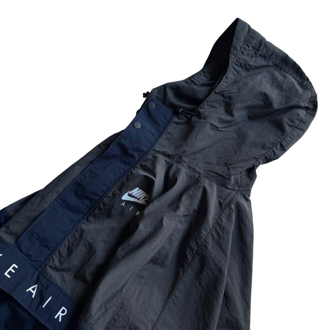 ナイキ　ナイロンジャケット アノラックパーカ ストリート系 ネイビー ダンサー