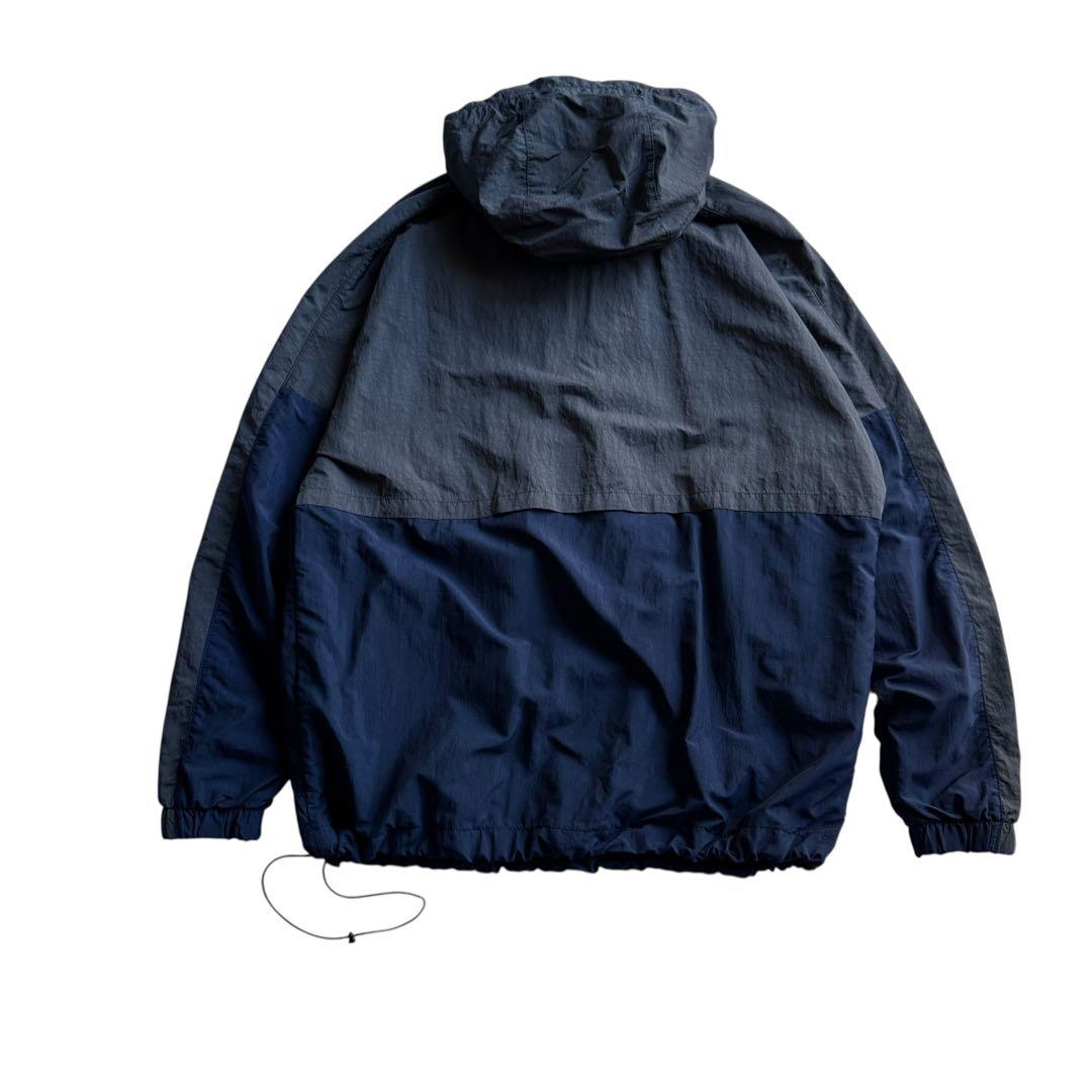 ナイキ　ナイロンジャケット アノラックパーカ ストリート系 ネイビー ダンサー