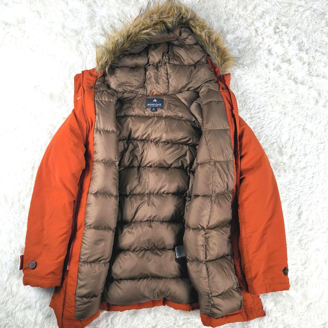 【noa様】mont-bell ハスキーコート オレンジ ダウンジャケット M