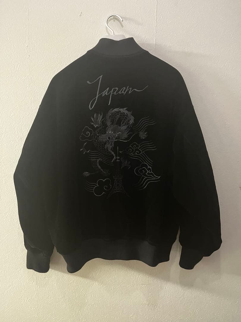 HARE×hxcyyd スーベニアブルゾン 虎 龍 刺繍 東洋 別珍