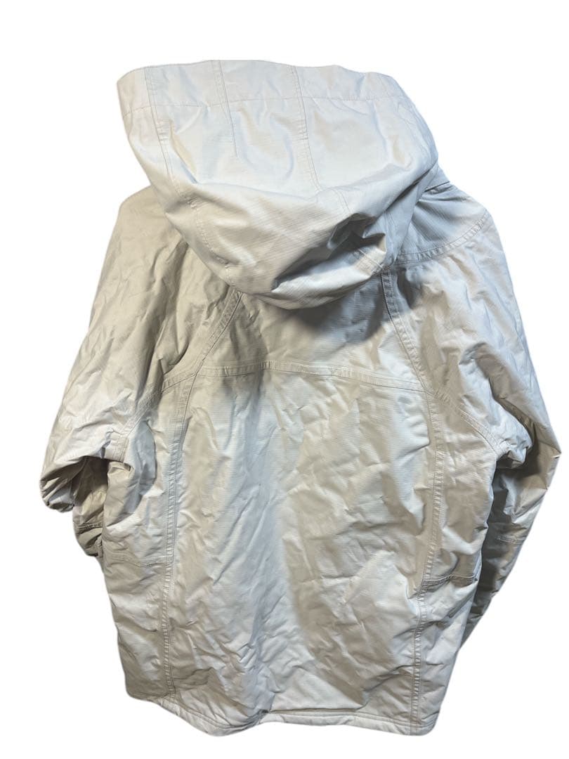 OAKLEY パールホワイトスノーボードウェア フード付き