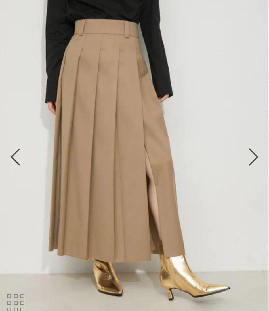 ADAM ET ROPÉ FEMME アダムエロペ フロントプリーツスカート