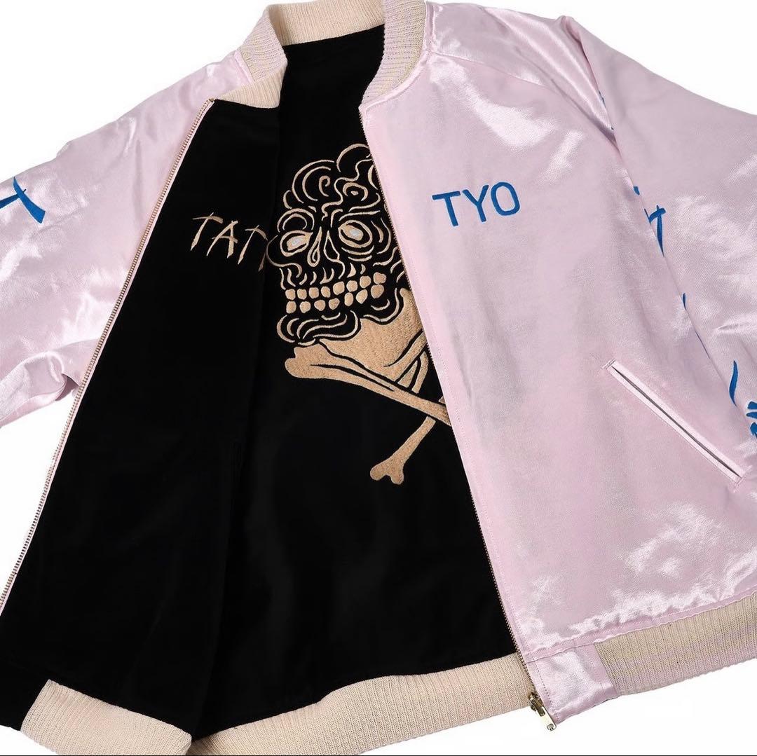 【新品未使用】TSY ORIGINAL スカジャン BLACK×PINK