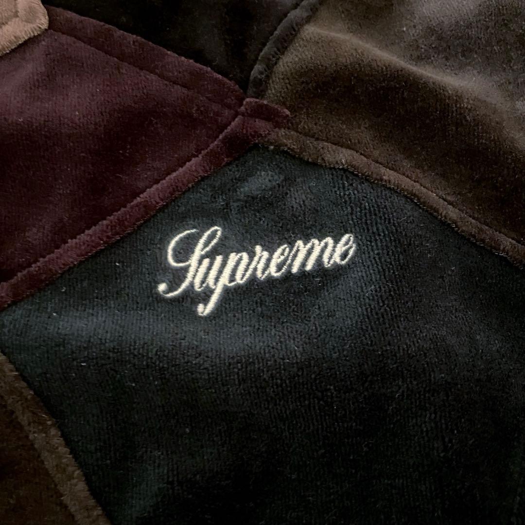 ジャケット・アウター Supreme Patchwork Velour Track Jacket