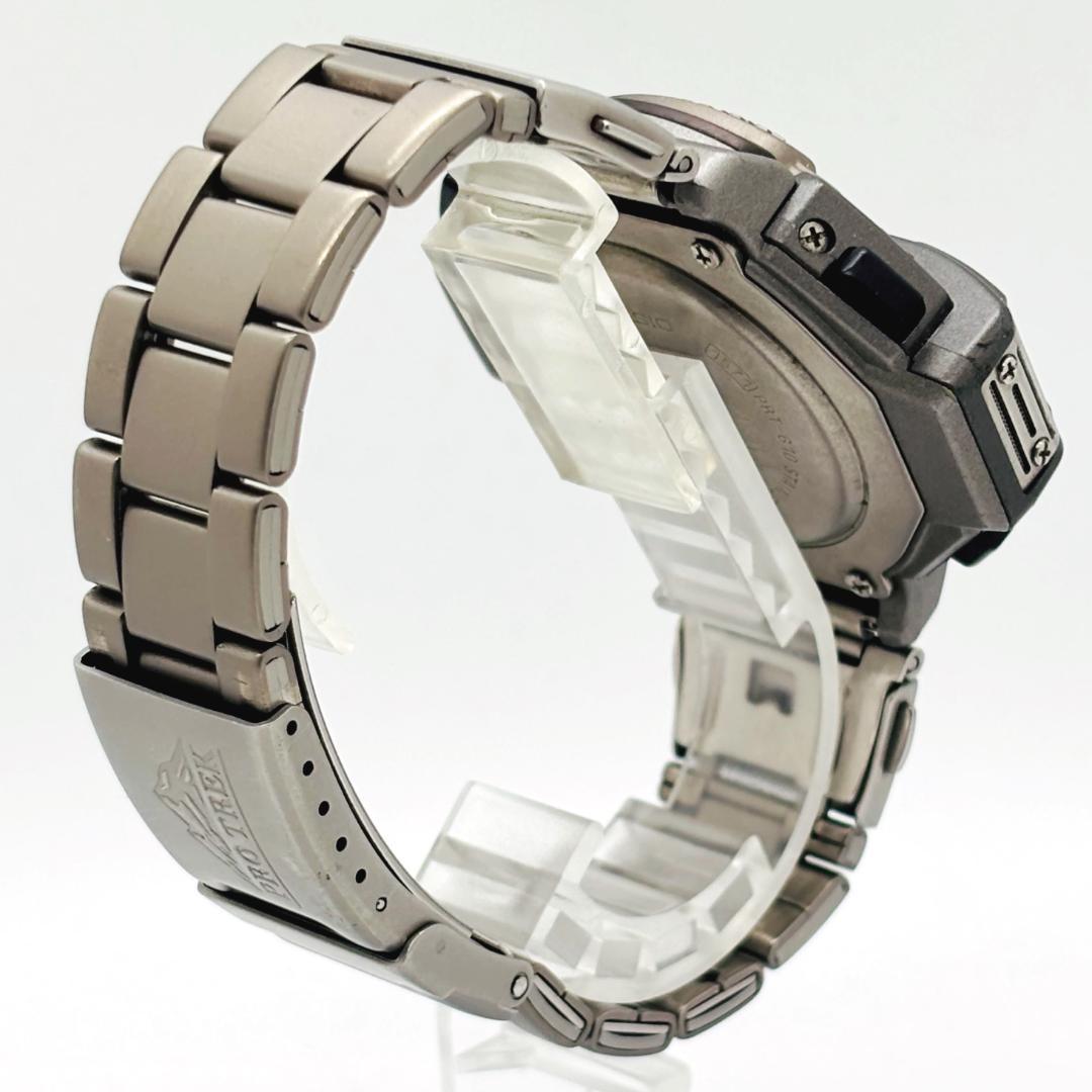 【入手困難】美品 プロトレック PRT-610 チタニウム 腕時計【1-B-⑤】