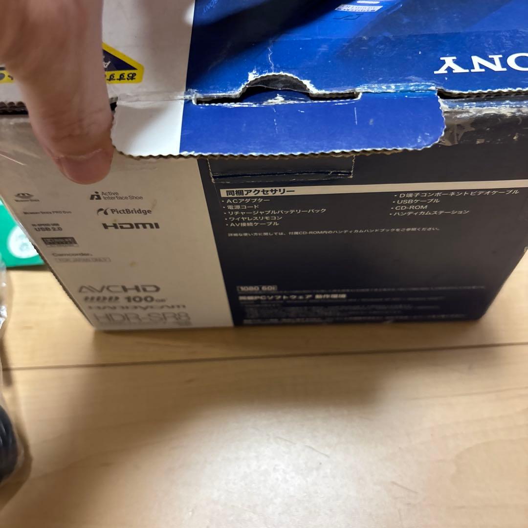 SONY HANDYCAM HDR-SR８ビデオカメラ
