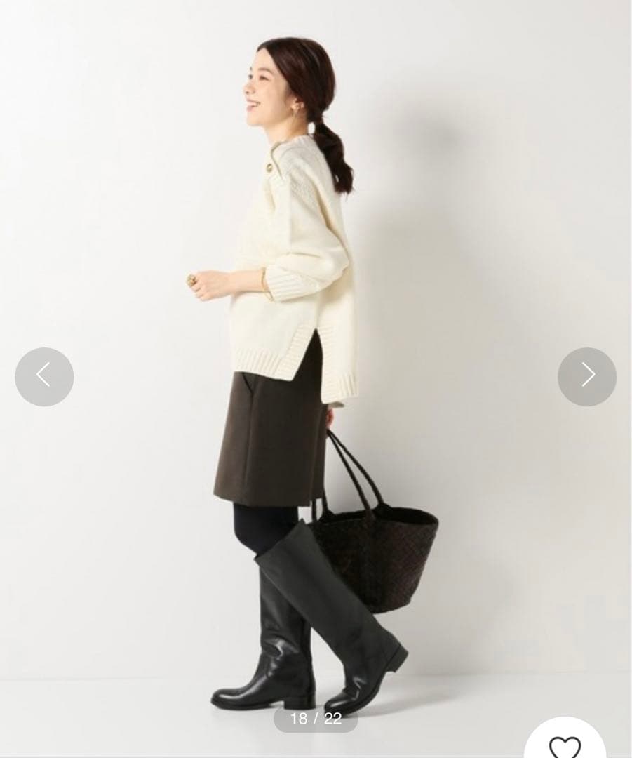 iena ガンジーガラクループルオーバー