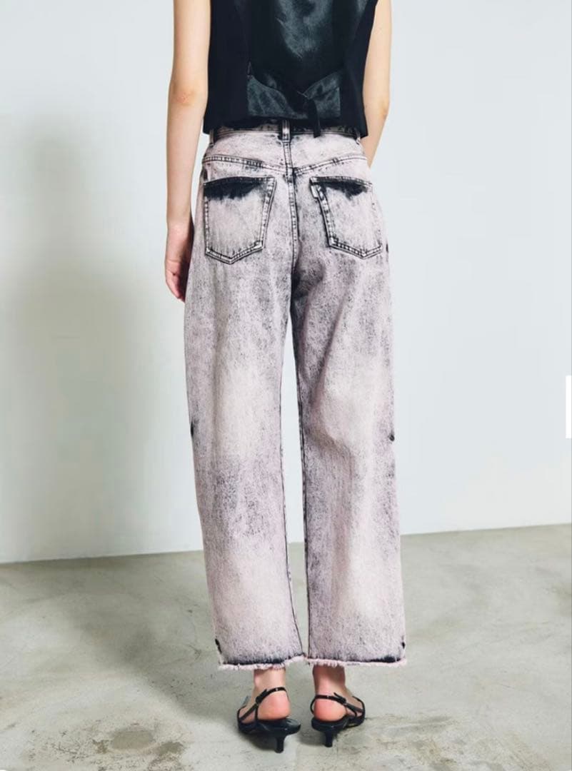 本日限定価格　グレースコンチネンタル　タイダイ　コクーン　デニム　ジーンズ