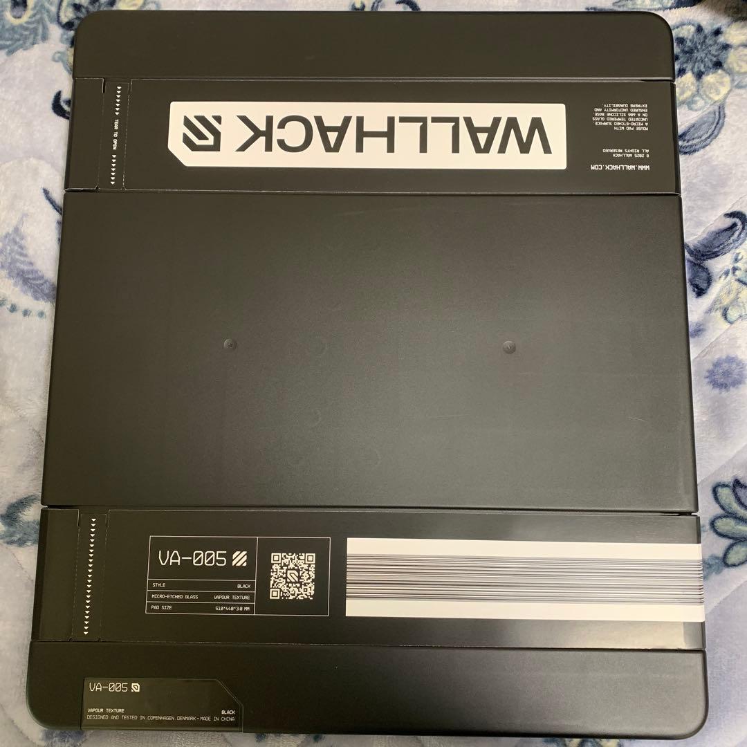 【新品未使用】WALLHACK VA-005 ブラック マウスパッド