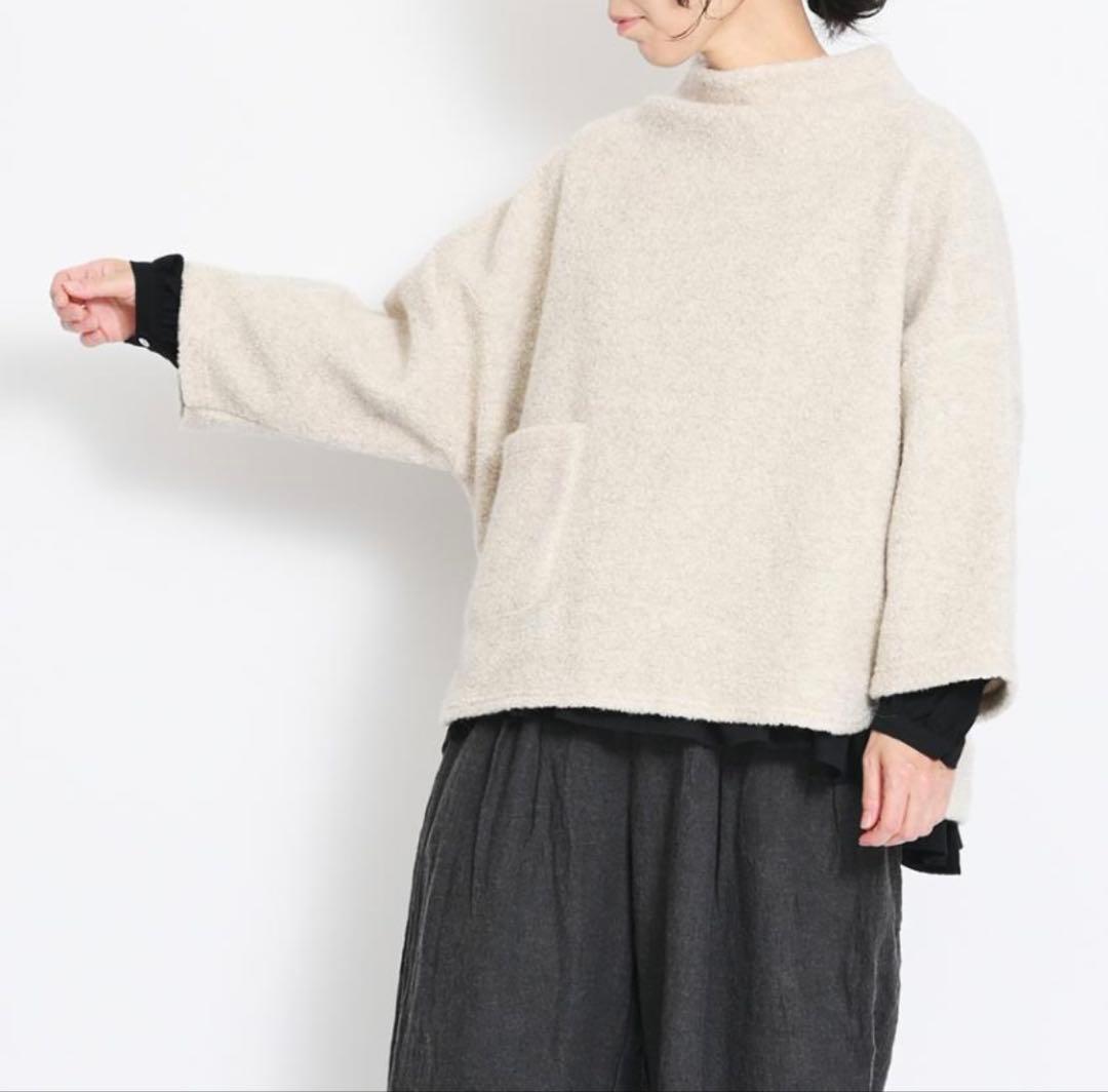 【新品】tumugu シープパイルニット　プルオーバー