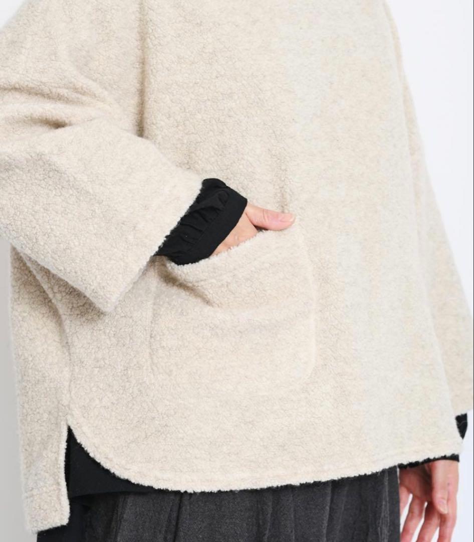 【新品】tumugu シープパイルニット　プルオーバー