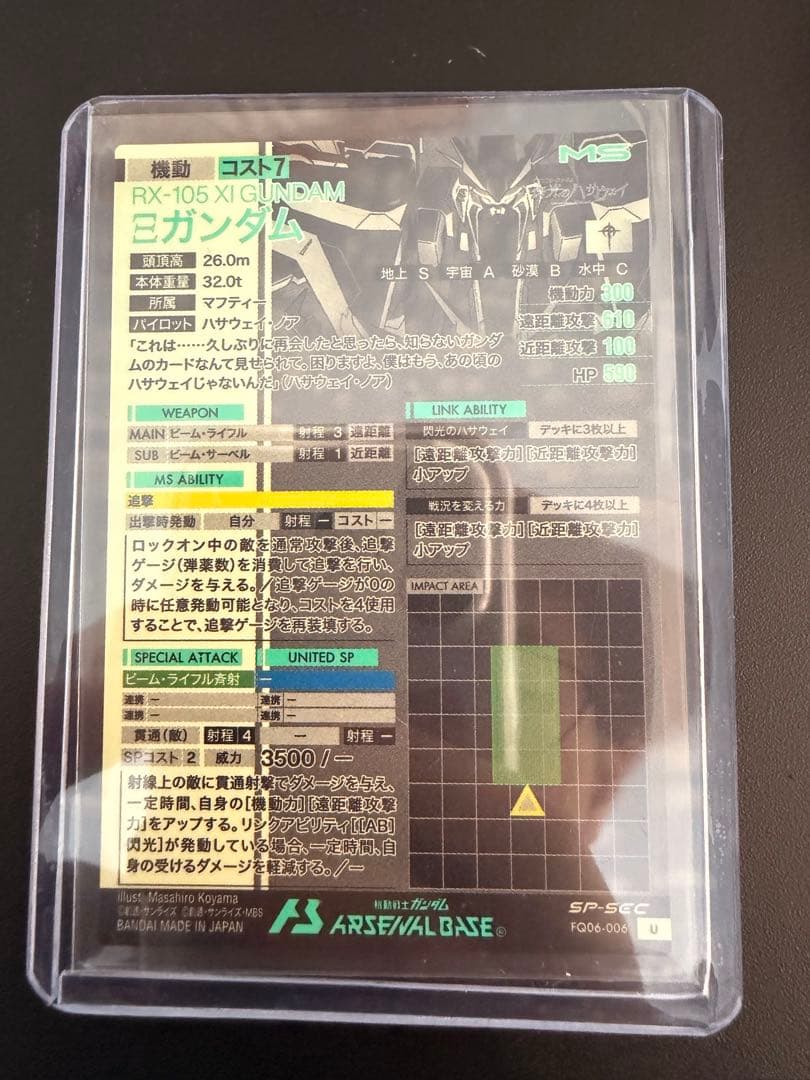 アーセナルベース　クスィーガンダム　SP-SEC