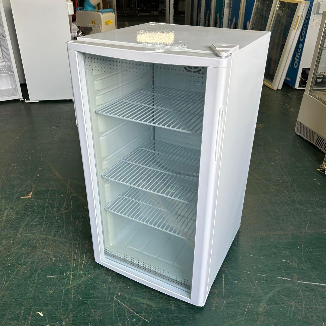 146業務用 冷蔵ショーケース オフィスコンビニ XW-105 左右開き 小型
