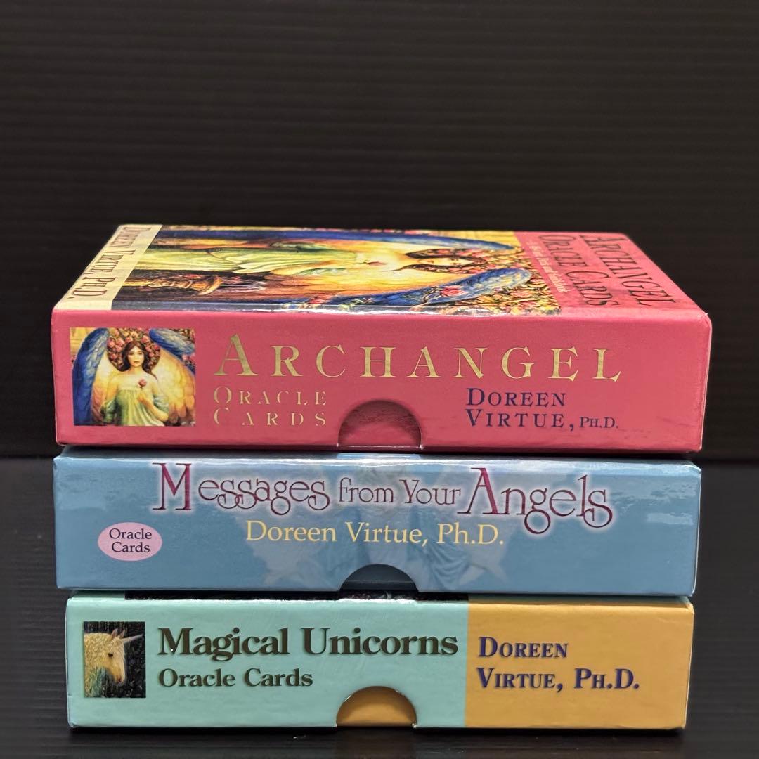 ユニコーンオラクルカード　日本語版解説書付き　３つセット