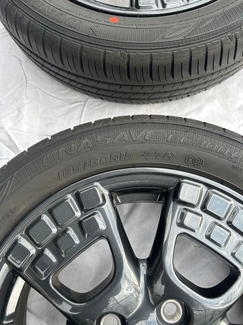 三菱 超新型デリカミニ純正15インチ タイヤホイールセット