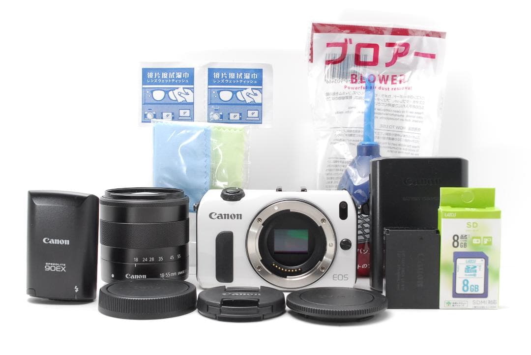 高性能ミラーレス　Canon EOS M　スマホ転送　小型軽量　持ち運びに最適