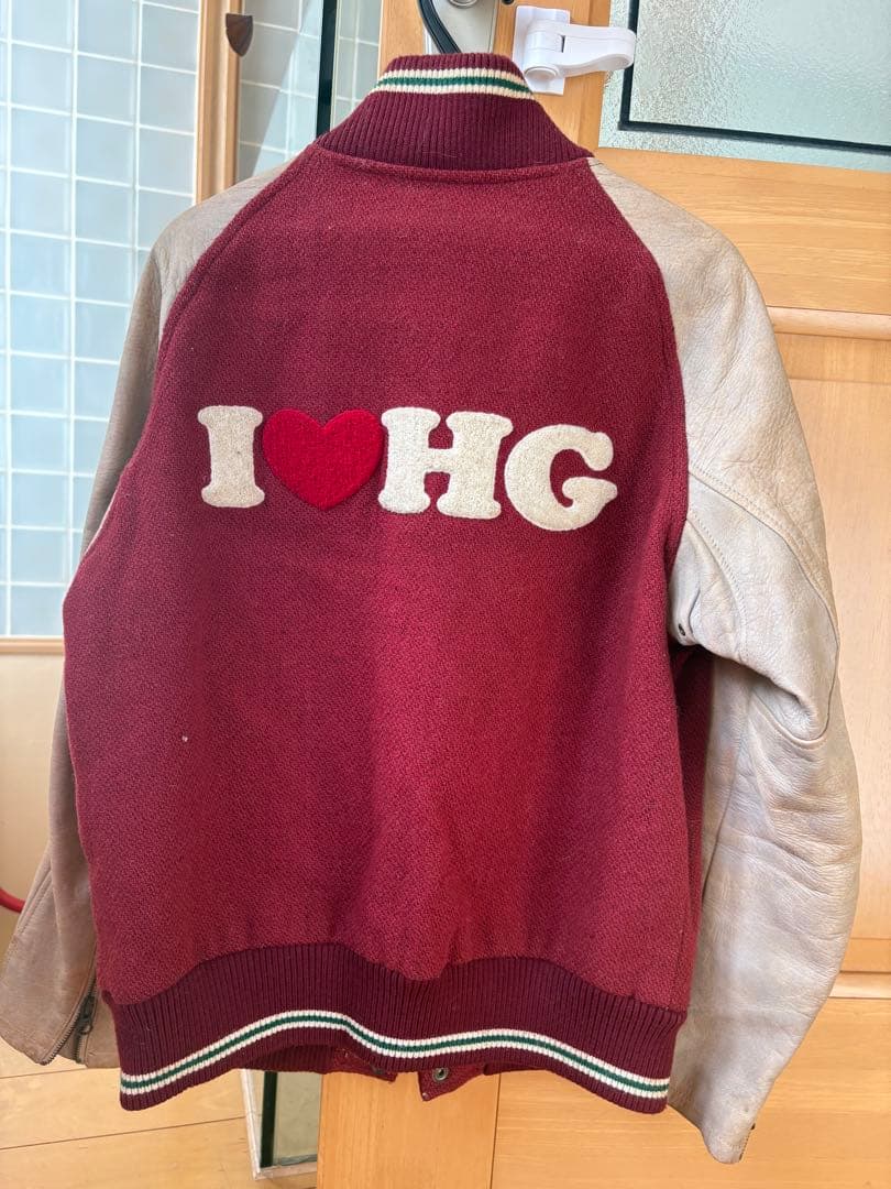 ヒステリックグラマー希少アップルパンダ革スタジャン