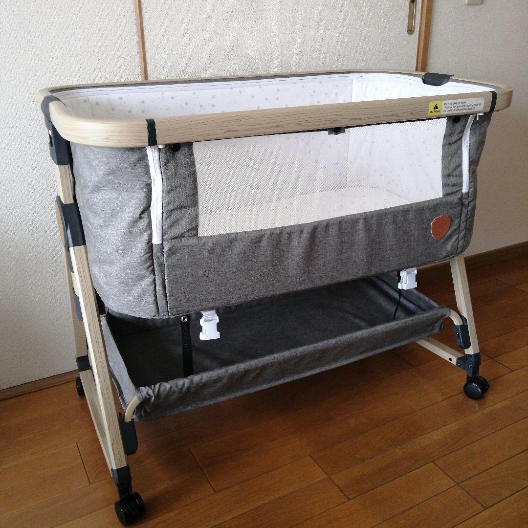 HZDМJ　ベビーベッド　折畳み　添い寝
