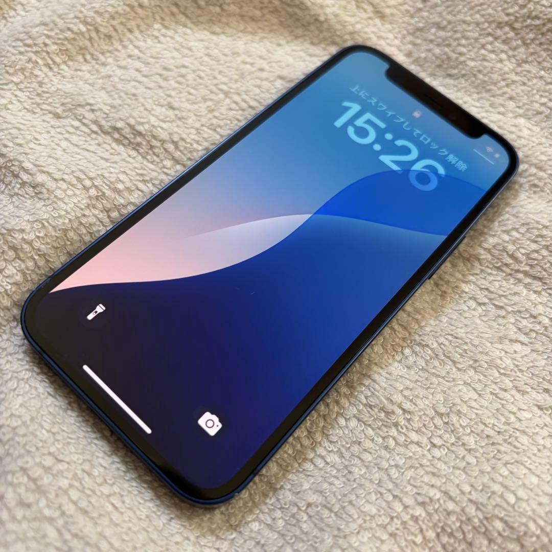 Apple iPhone 12mini ブルー 本体 バッテリー80%