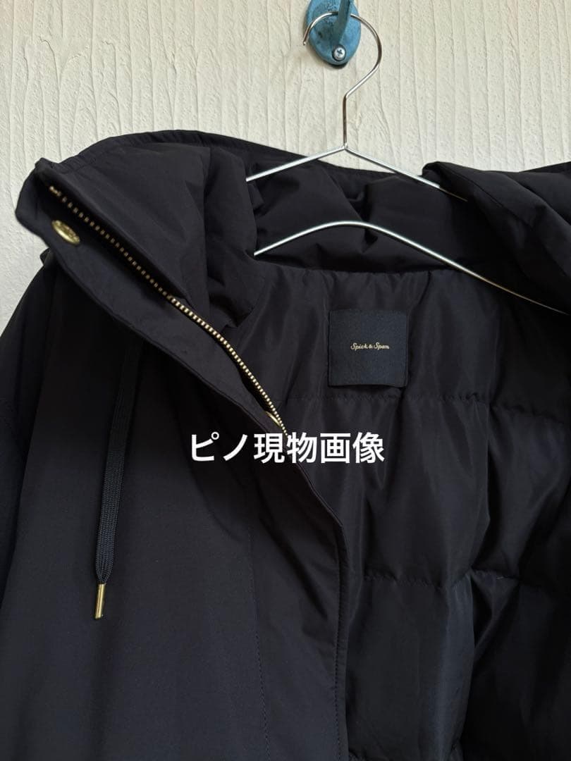 38【即発可】新品 スピック＆スパン 90％ 2WAY撥水ダウンハーフコート