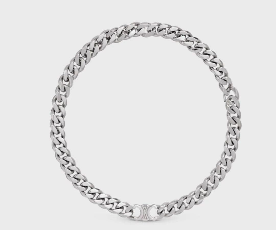 セリーヌ　トリオンフ グルメット ネックレス