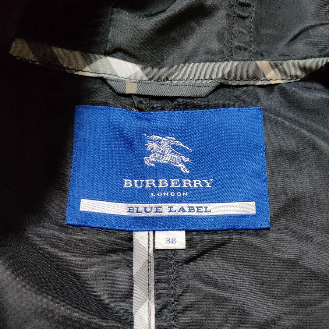 美品✨️バーバリー ブルーレーベル モッズコート Мサイズ 2way ブラック