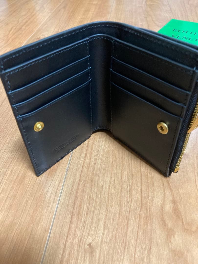 Bottega Veneta ブラック 二つ折り財布