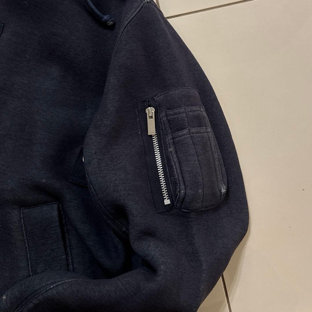 Sacai サカイ スウェットパーカ MA-1 ミリタリー サイズ1