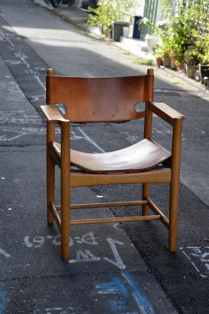 Borge Mogensen　スパニッシュチェア（ロゴ有り）