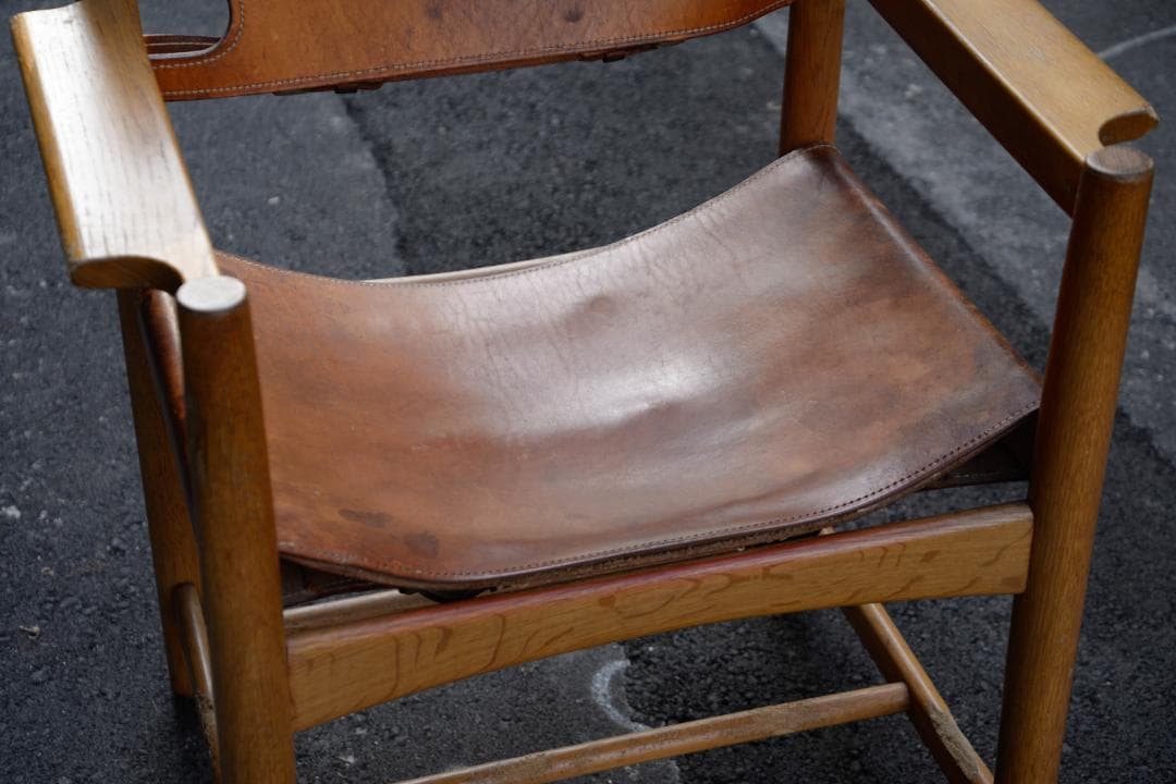 Borge Mogensen　スパニッシュチェア（ロゴ有り）