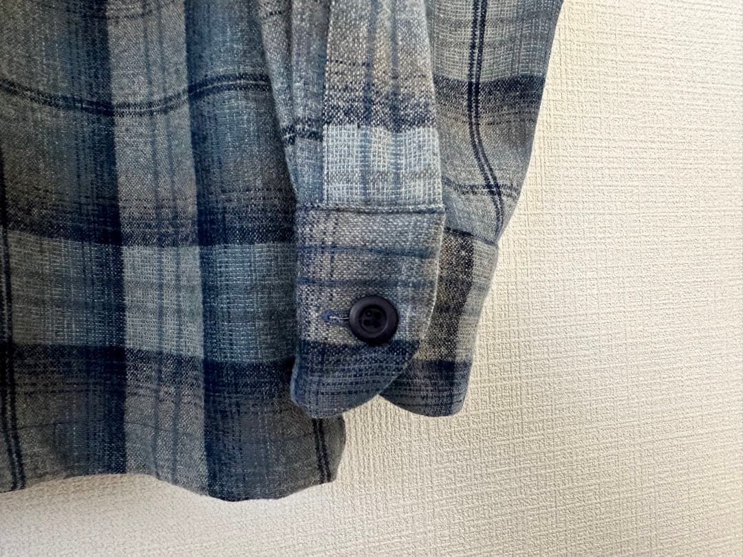 超スペシャル 90s ペンドルトン オンブレ チェック シャツ L ブルー