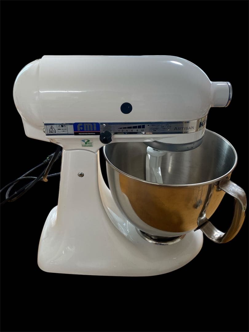 限定特価　KitchenAid Artisan ホワイト ミキサー