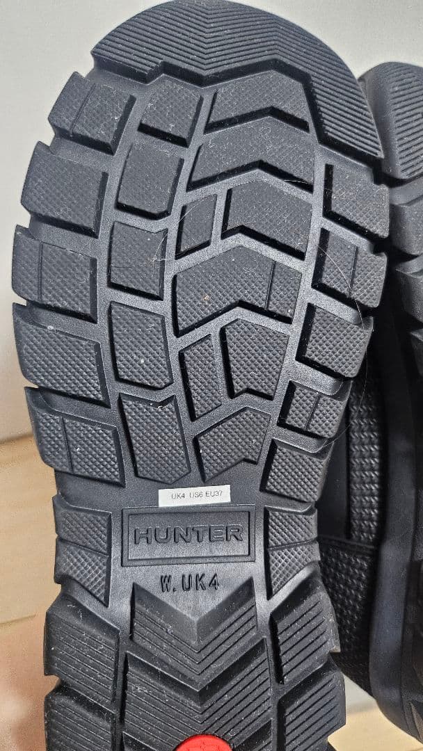 美品　HUNTER スノーブーツ 23cm UK4 36　レインブーツ