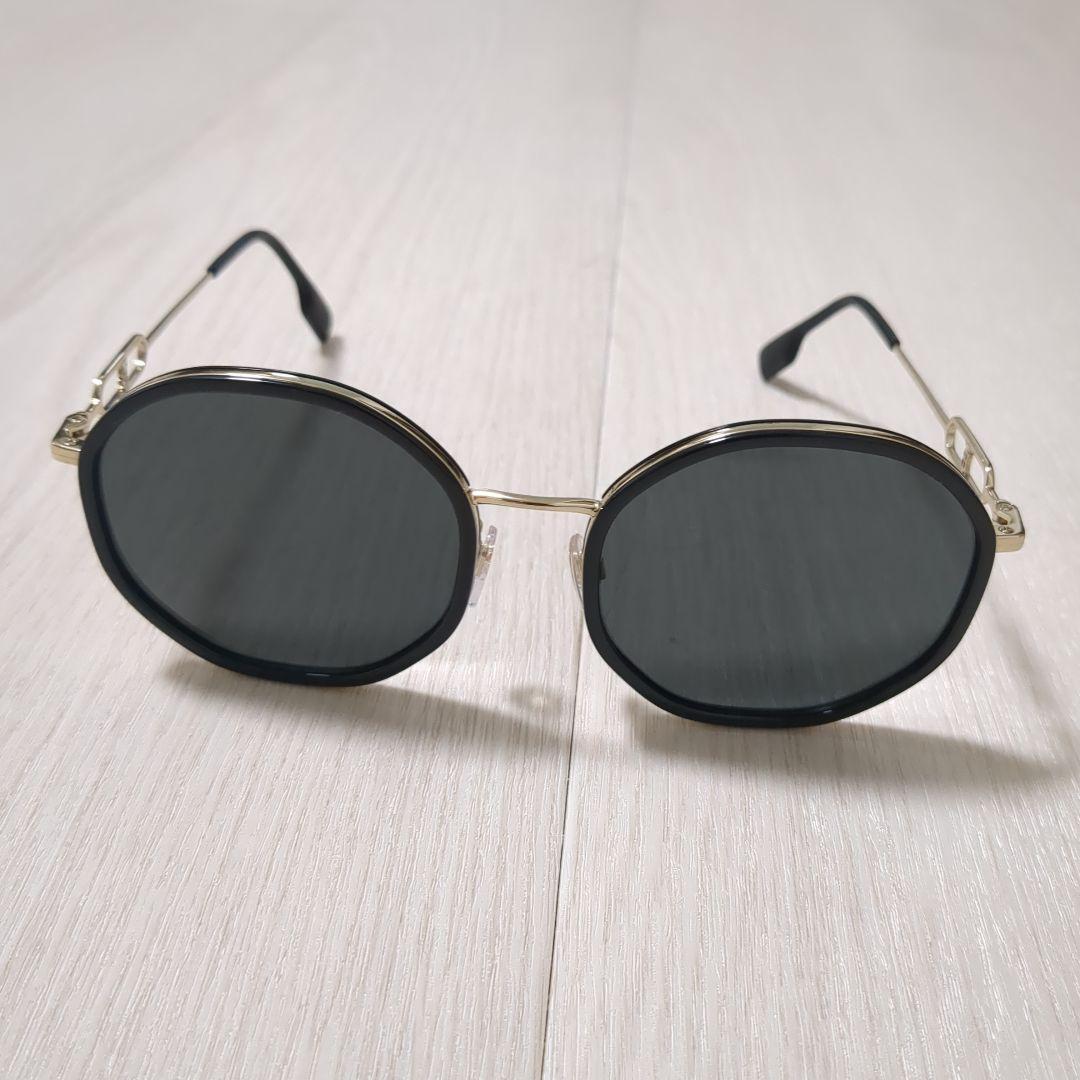 【美品】BURBERRY/バーバリー BE3127D ラウンド サングラス