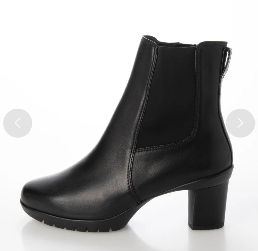 ⭐️新品・未使用⭐️fitfit⭐️フレックスヒールサイドゴアブーツ2 ⭐️黒23.5