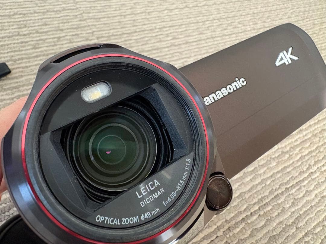 【美品】Panasonic 4K ビデオカメラ HC-VX992M ブラウン