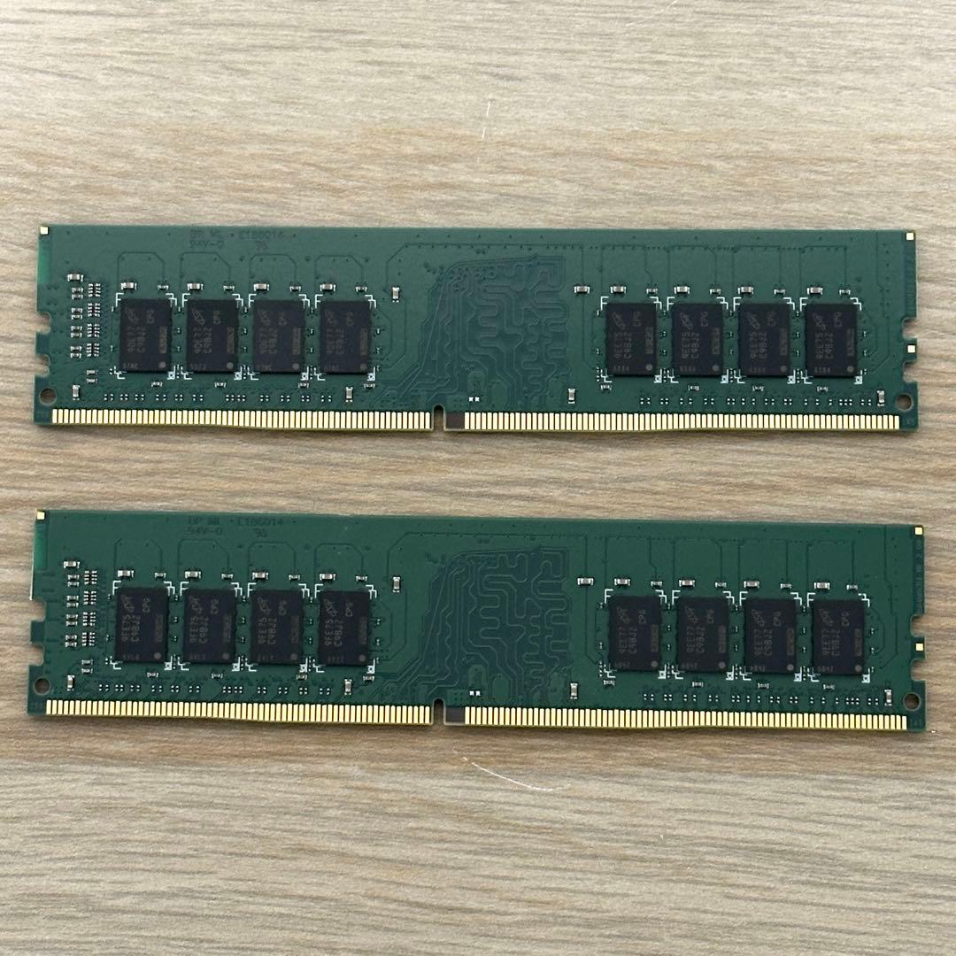 32GB（16GBx2枚）✨ CRUCIAL DDR4-2666 メモリ