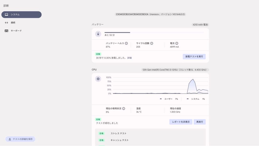 ASUS Chromebook Plus CX34 パールホワイト