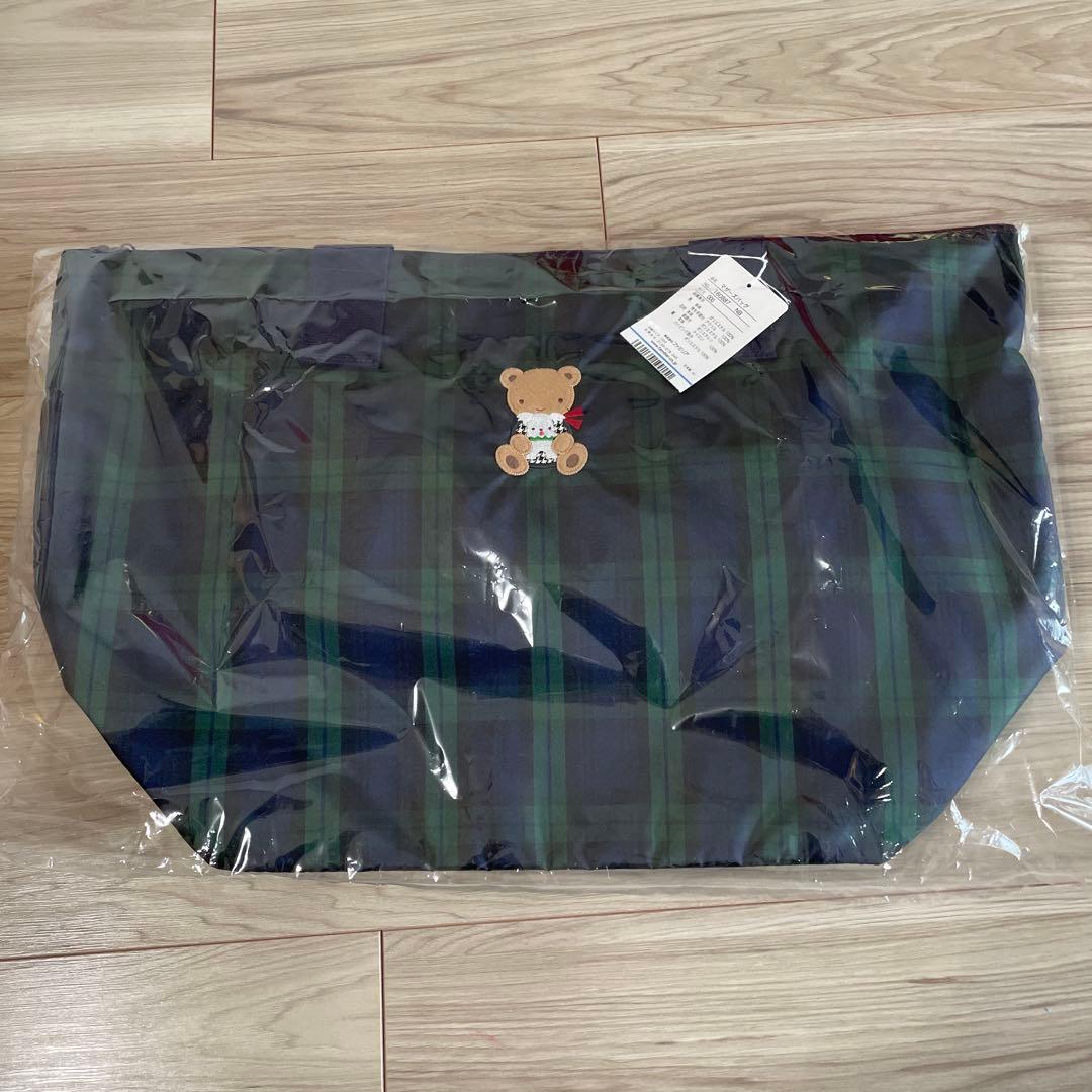 ファミリア　マザーズバッグ　ブラックウォッチ