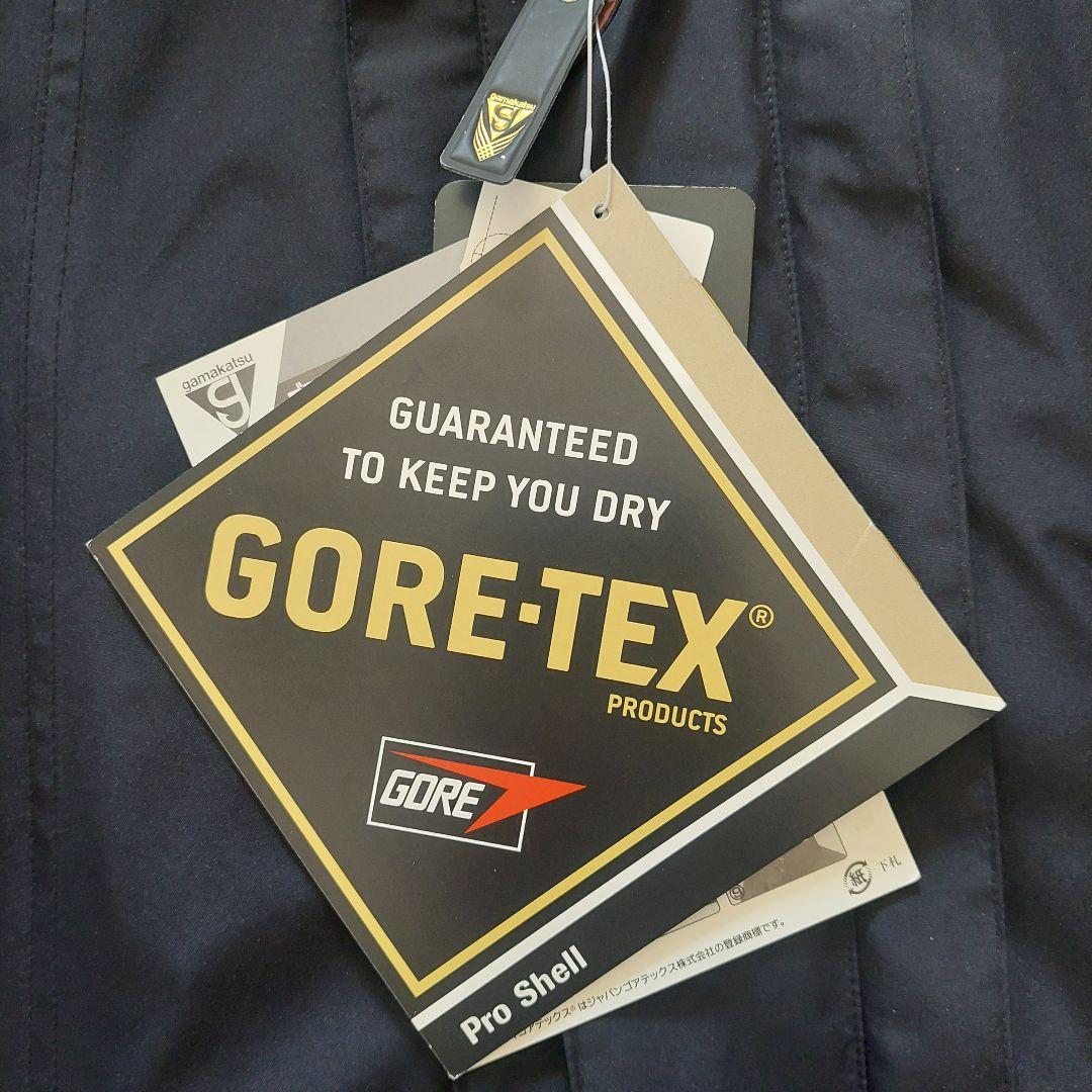 未使用 がまかつ ゴアテックス ウィンドウアップ レインスーツ( Lサイズ)
