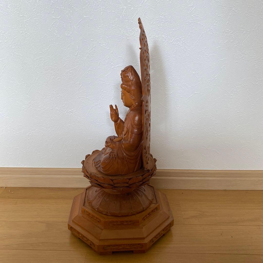 仏教美術 木彫 観音菩薩像 仏像