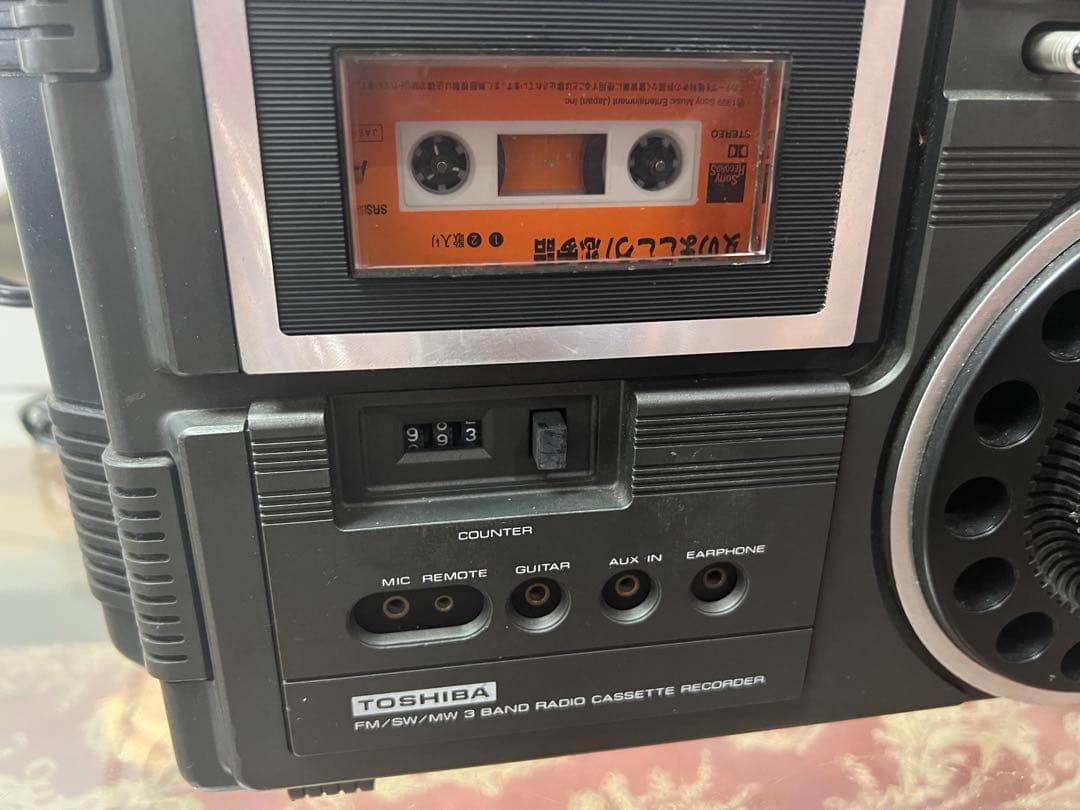 希少東芝 RT-2800 ACTASラジカセ パラボラ中古動作品メンテナンス済み