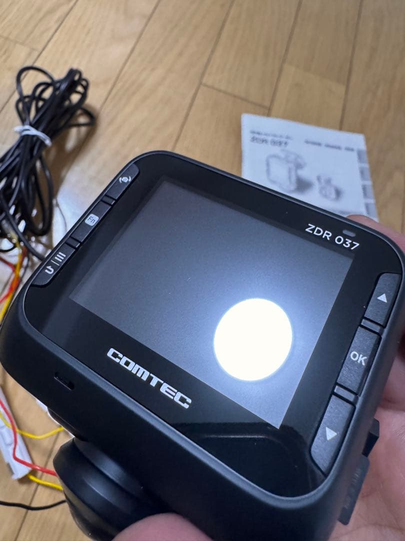 COMTEC 前方360°＋リアカメラ　ドライブレコーダー ZDR-037