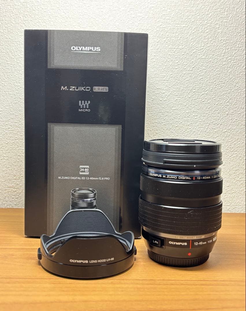 OLYMPUS M.ZUIKO 12-40mm f/2.8 PRO フィルタ付き