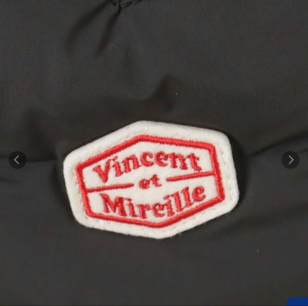 りゅら新品タグ付　バンソンエミレイユ　ステッチレスダウンコート　38 黒