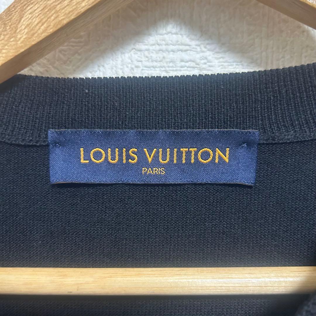 【未使用級】LOUIS VUITTON ルイヴィトン セーター　ワッペン S
