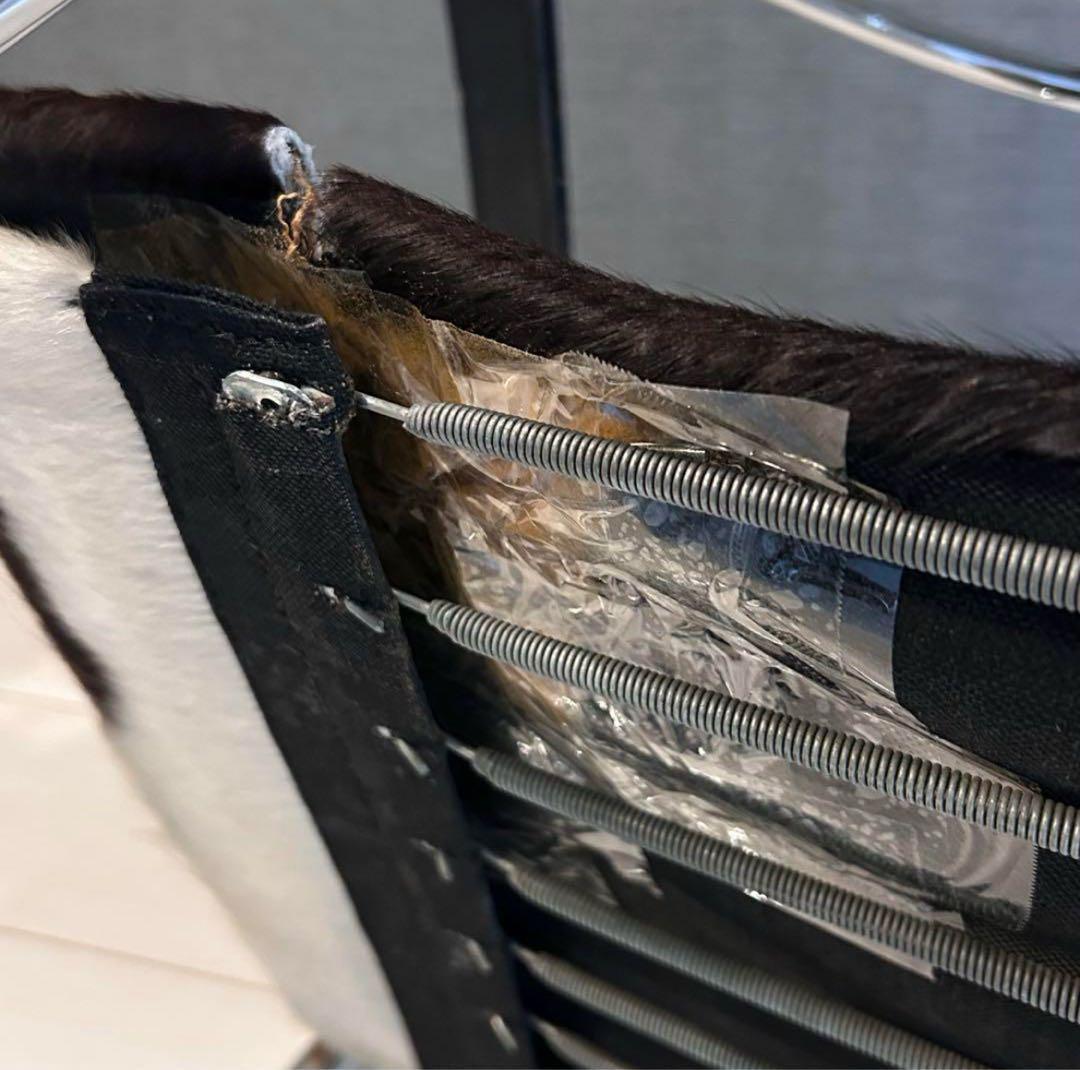 ル・コルビジェ　LC1　スリングチェア　椅子　ハラコ　レザー　リプロダクト　刻印