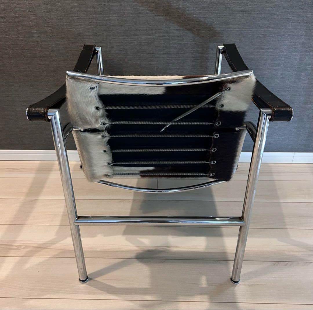 ル・コルビジェ　LC1　スリングチェア　椅子　ハラコ　レザー　リプロダクト　刻印