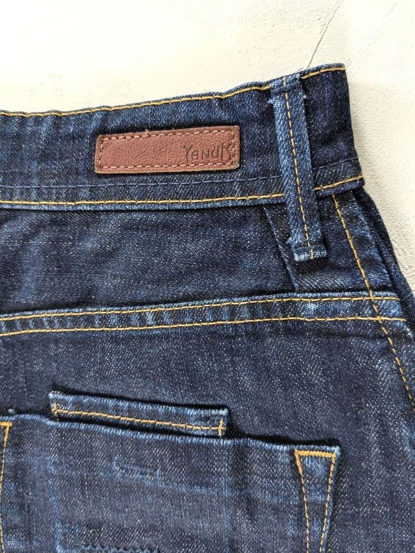 ヤヌーク　ジョーン　25　ワイドデニムパンツ