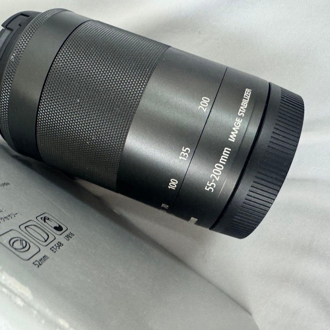 Canon EOS Kiss M 15-45mm EFM55-200mm レンズ